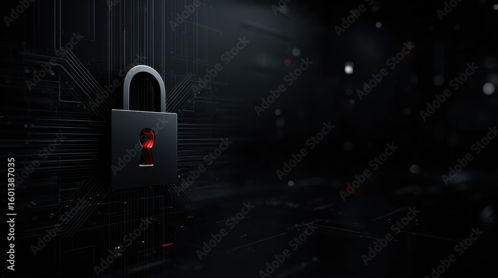 Poster stunning photo of ensure your digital security with advanced tech safety measures and robust data pr