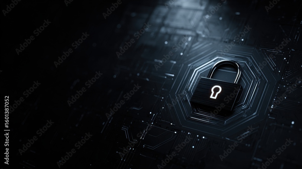 Poster stunning photo of ensure your digital security with advanced tech safety measures and robust data pr