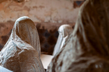 Abandoned Old  Historic Ruined Decaying  Stone Church 