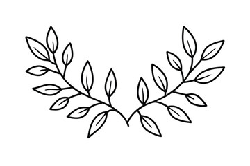 Twigs And Leaves Arrangement