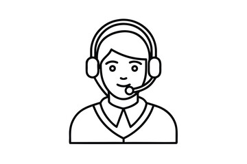 Tech Support Line Icon No Text