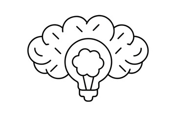 Brainstorming Line Icon