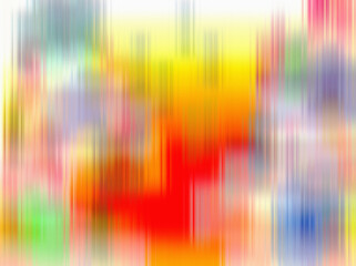 Glass like colorful bright background with dust, noise, film grain, vertical flickering stripes and smeared colors. Great for edgy visuals, techno album covers, and cyber-themed digital wallpapers