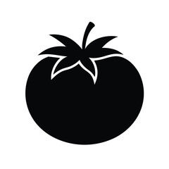 vector illustration of an apple on black background