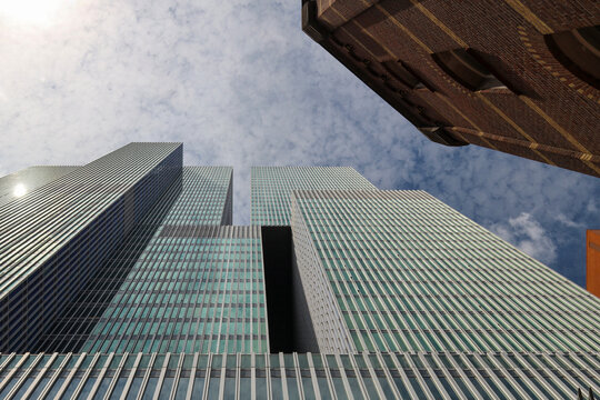 Skyscrapers at the Kop van Zuid area in Rotterdam