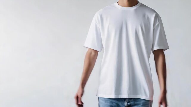 Fashionable t-shirt with stripes down the front. Short sleeves and a modern design make this a trendy choice for casual wear.