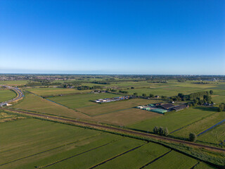  Aerial view of Cortelande area where new village will arise in Zuidplaspolder