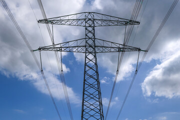 Power lines from Tennet to transport high voltage electricity
