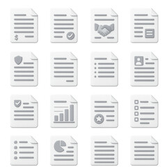 Business document 3d icon set. containing contract, checklist, profile, chart, report, agreement, analytics, and more.