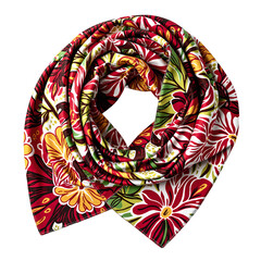 Beautifully crafted Tahitian pareo wrap with vibrant floral patterns elegantly tied and centered for a touch of island charm