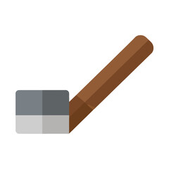 Vector Illustration of a Simple Axe Tool.