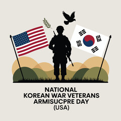 National Korean War Veterans Armistice Day USA - Honoring Heroes and Peace.