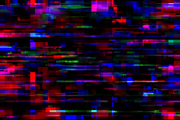 Cyber glitch space digital technology abstract background