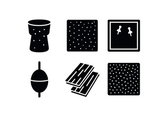 solid icon isolated cork bottle stopper cork insulation tile cork bulletin board cork float buoy cork flooring plank cork acoustic panel