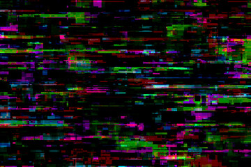 Cyber glitch space digital technology abstract background