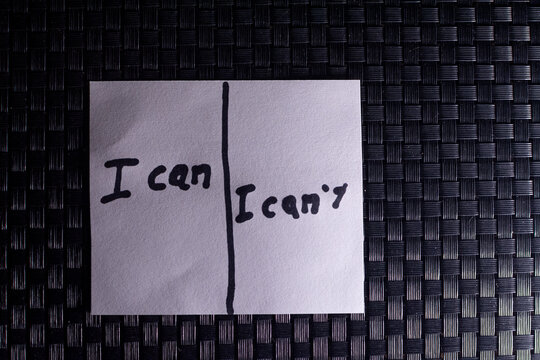 Paper written with I can vs I cant