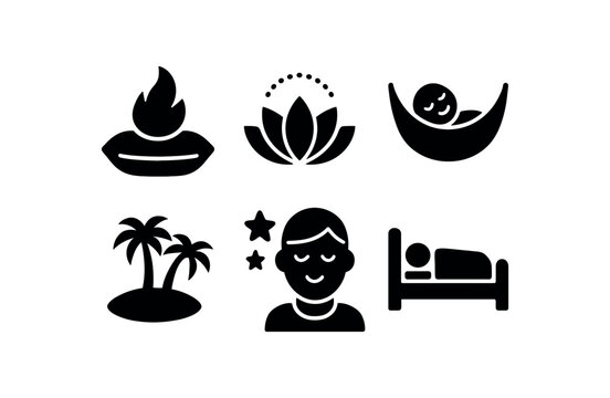 solid icon isolated comfort calm comfort serenity comfort cradle comfort oasis comfort bliss comfort respite