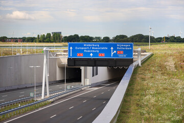 New A24 blankenburg tunnel between Maassluis and Rozenburg to connect the port of Rotterdam