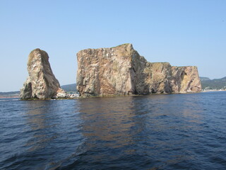 view of the famous Perc&eacute; Rock
