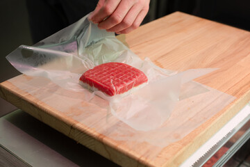Organic meat sushi. Meat sushi recipe. Step by step preparation. Mixed tray of your choice.