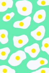 abstract drawing of a pancake on a light background