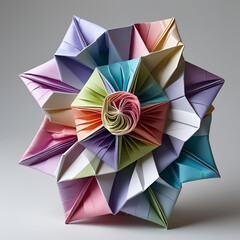 Flower origami