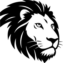 lion head silhouette