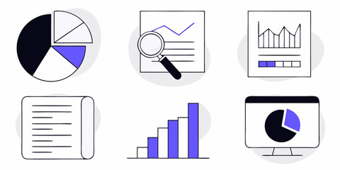 Analyze business growth with clear charts and data insights on screen for modern financial planning