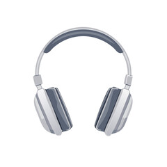 Fototapeta premium Stylized Over-Ear Headphones for Music Listening or Podcast Streaming
