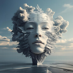 head of the head of a man