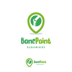Bone Health Center logo designs, Bone Point logo template