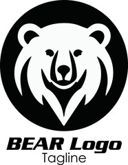 Modern professional grizzly bear logo for a sport team
Bear head outline silhouette cut out vector sticker with Simple Geometric Design of Bear Head and Bear head mascot vector for emblem design Masco