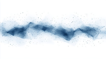 Abstract digital design, a flowing network of interconnected points and lines