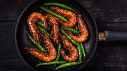 Delicious Shrimp Stir-Fry with Green Beans