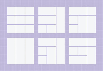 Modular 3x3 Bento Grid Design for Social Media, Branding, and Presentations