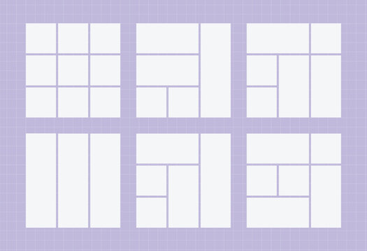 Modular 3x3 Bento Grid Design for Social Media, Branding, and Presentations