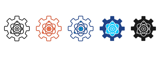 Futuristic Icon Set Multiple Style Collection