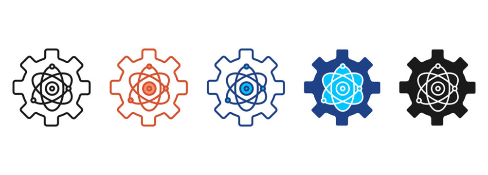 Futuristic Icon Set Multiple Style Collection