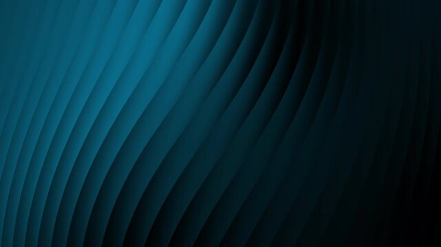 Abstract blue pattern with layered curving shapes fading to black. Ideal for backgrounds, digital designs, or artistic projects needing a dynamic touch.