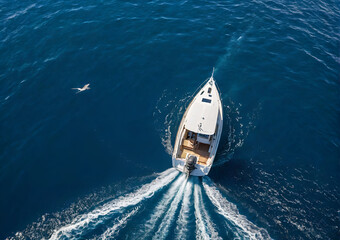Fototapeta premium boat on the sea