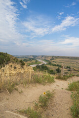 View from Wind Canyon Trail in Theodore Roosevelt National Park, North Dakota
