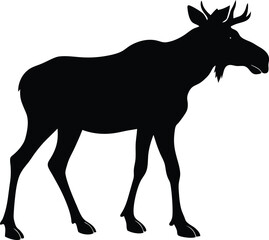 Obraz premium Silhouette Of a Moose