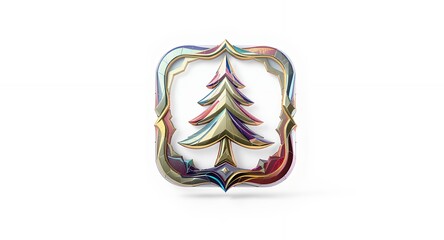 Tree in Decorative Frame