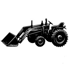 old tractor isolated, tractor isolated on transparent background