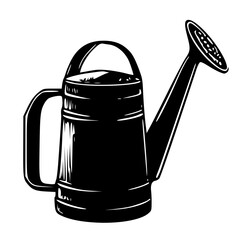 watering can on white background
