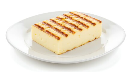 Homemade Coalho Cheese on White Surface