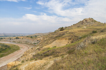 View from Wind Canyon Trail in Theodore Roosevelt National Park, North Dakota
