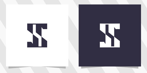 Fototapeta premium letter s logo design vector