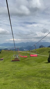 Bergbahn Sessellift 