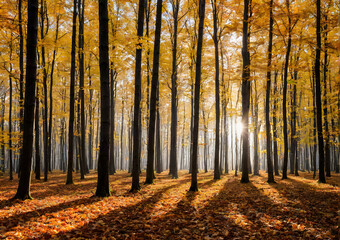 Obraz premium autumn in the forest